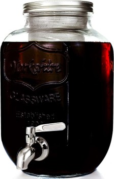 Cold Brew Coffee Maker - 1 Gallon Glass Pitcher