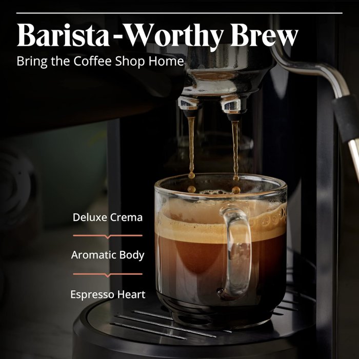 Espresso Machine with Milk Frother (image 2)
